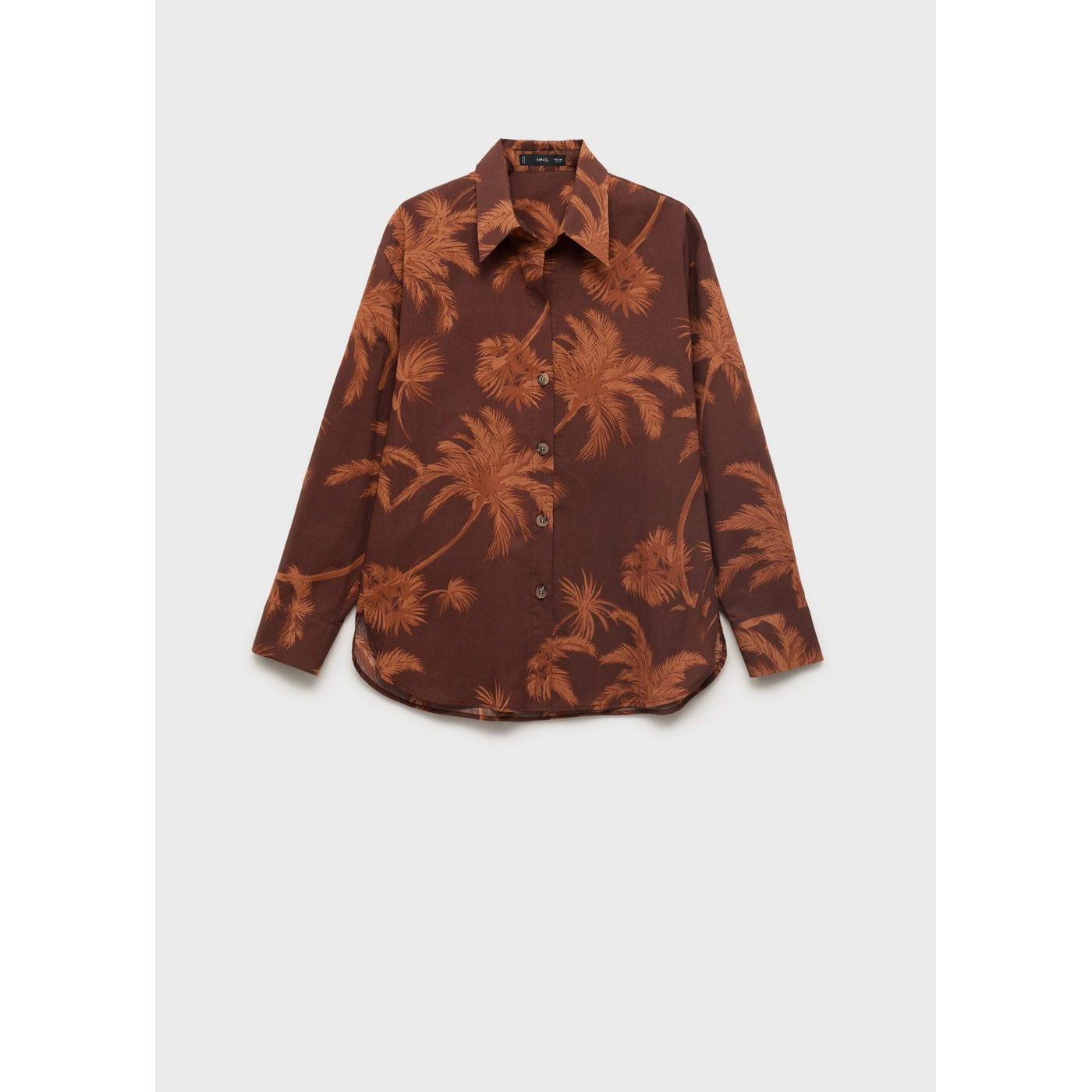 Chemise Coton En Imprimé Palmiers