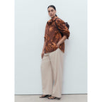 Chemise Coton En Imprimé Palmiers