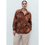 Chemise Coton En Imprimé Palmiers