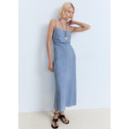 Robe Jean Drapée