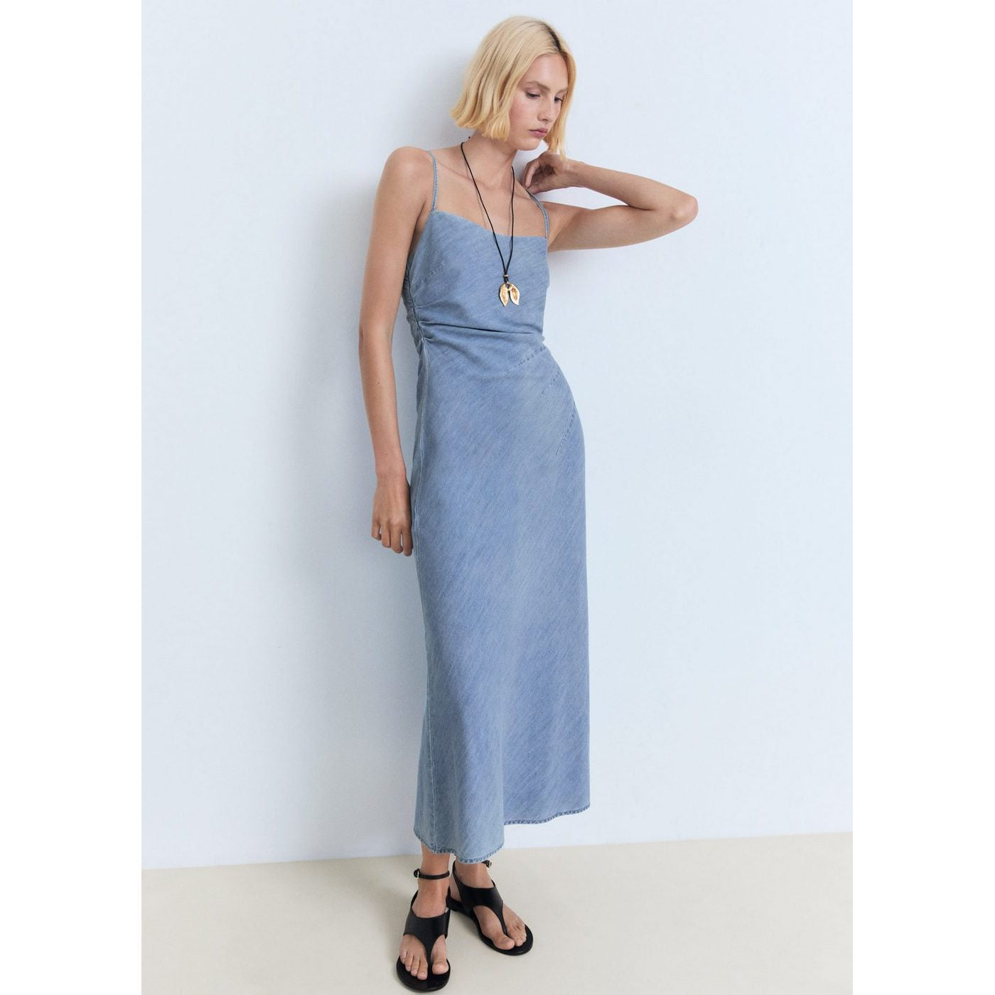 Robe Jean Drapée