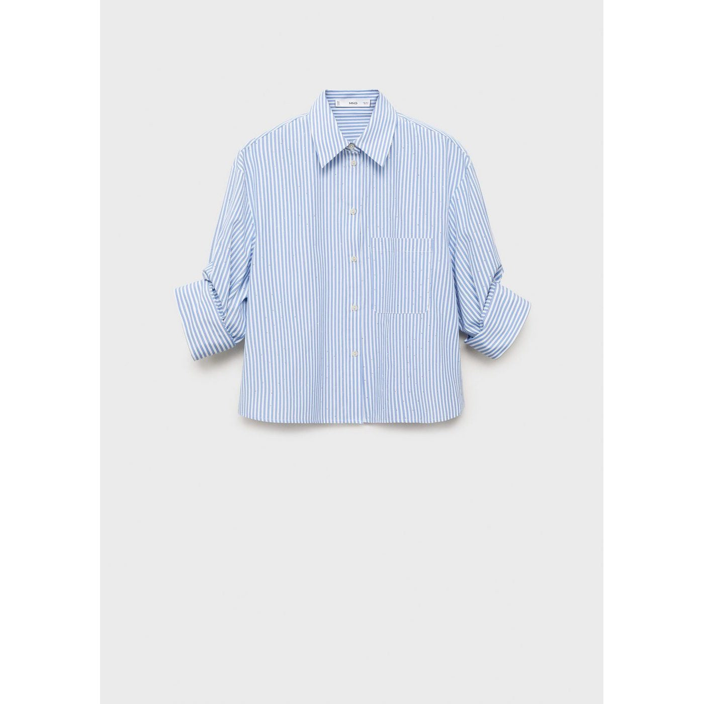 Chemise Crop Strass