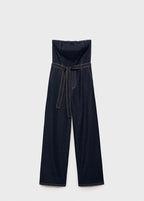 Combinaison Denim Bustier