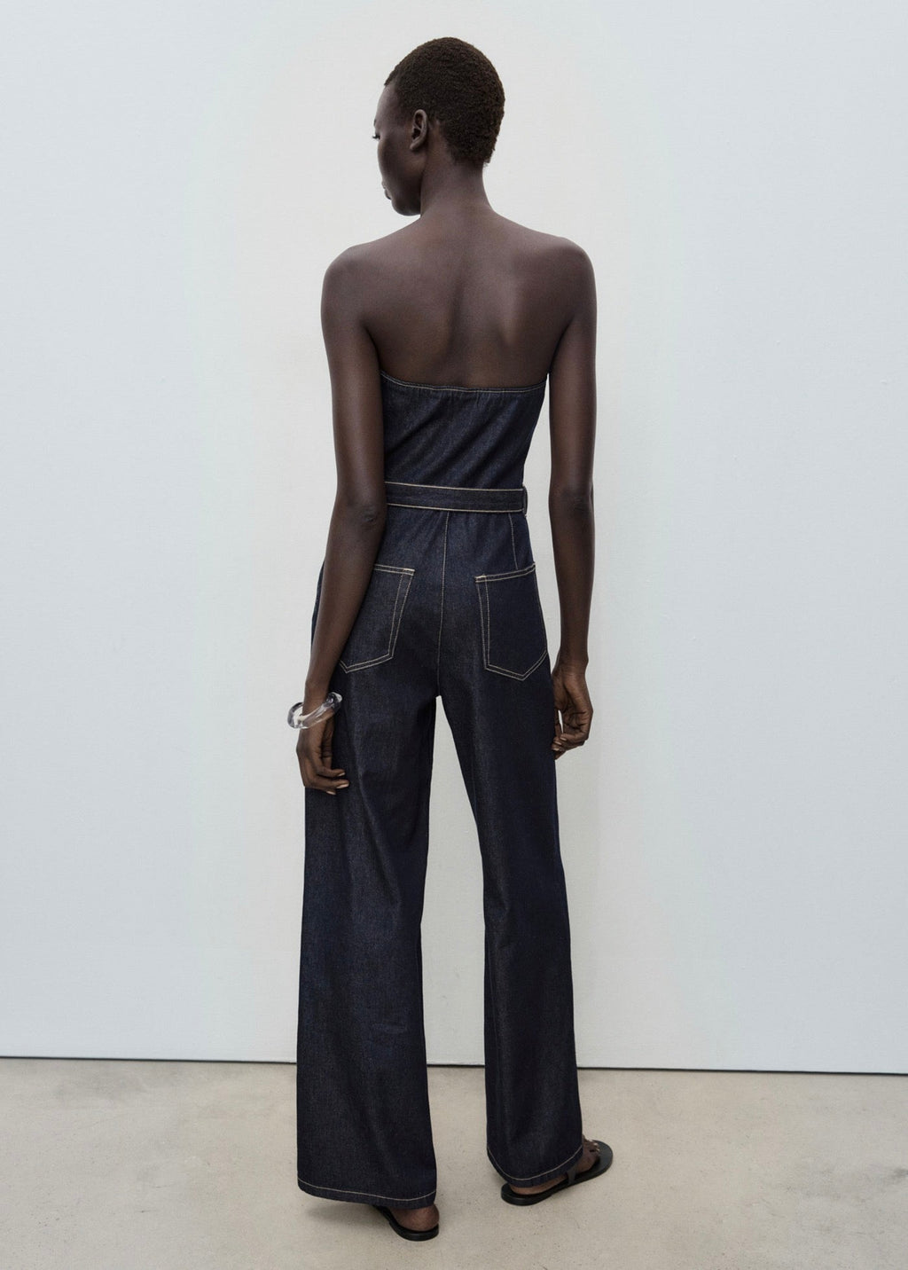Combinaison Denim Bustier