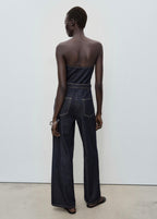 Combinaison Denim Bustier