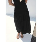 Robe Midi Froncée