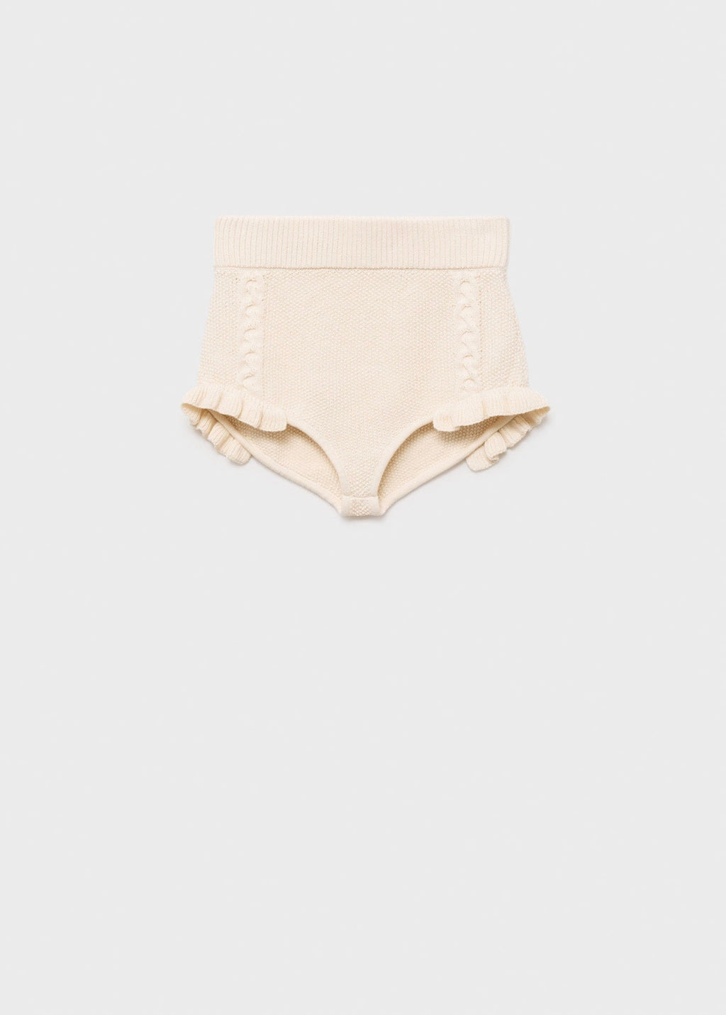 Mini Short En Maille À Volants