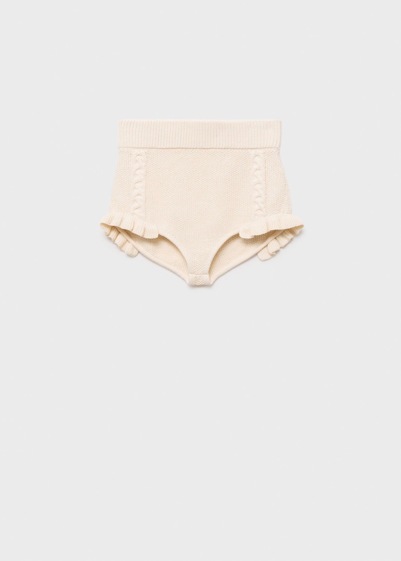 Mini Short En Maille À Volants