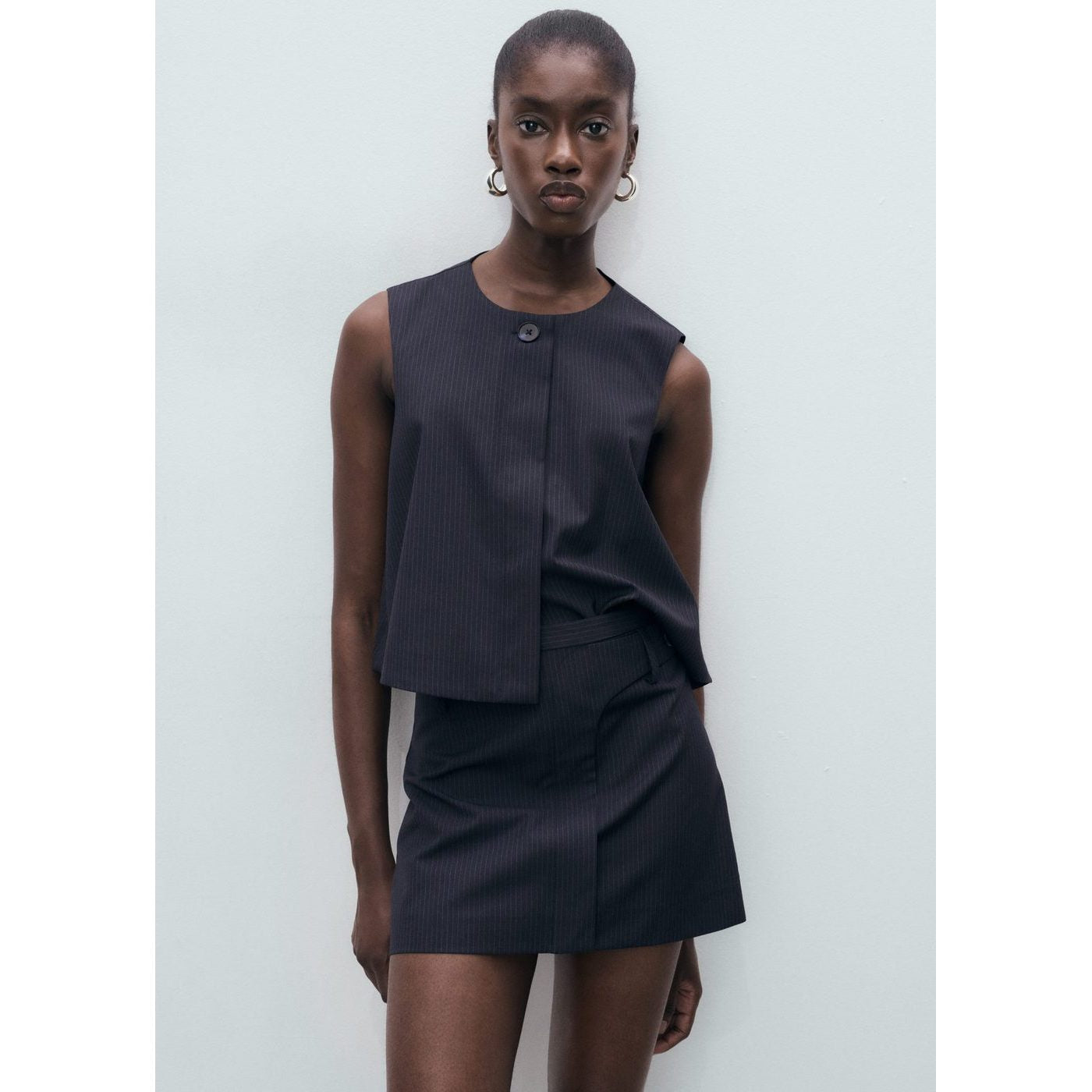 Jupe Courte Rayures Tennis