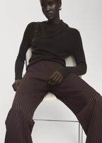 Pantalon Droit Taille Élastique