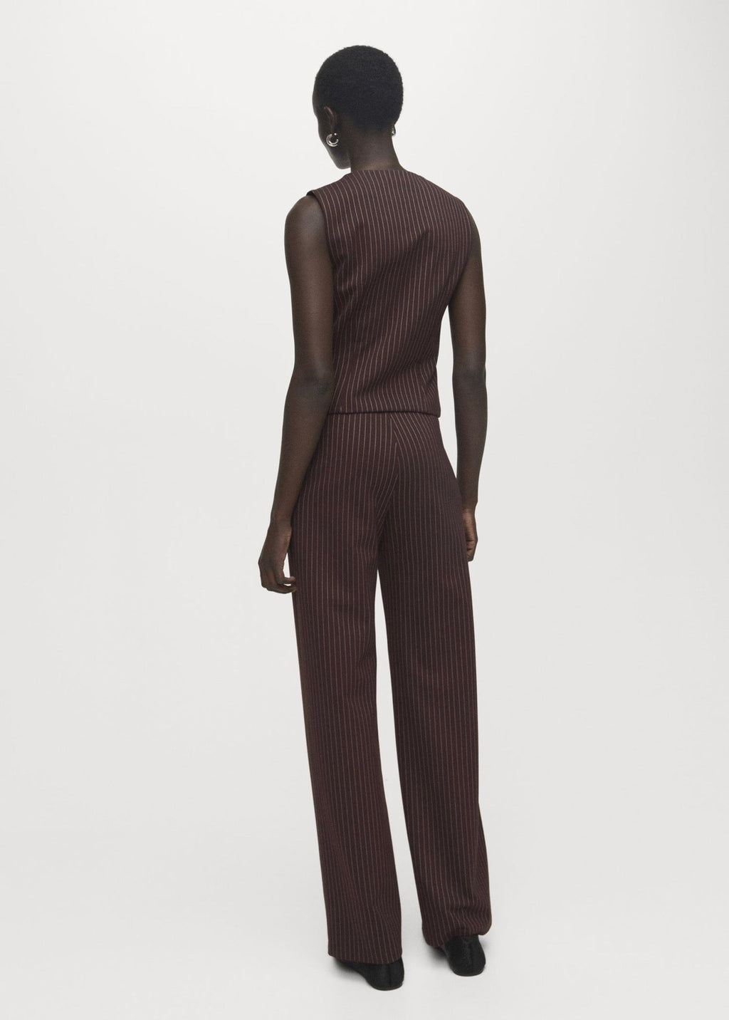 Pantalon Droit Taille Élastique