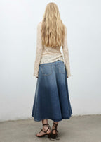 Jupe Midi En Jean