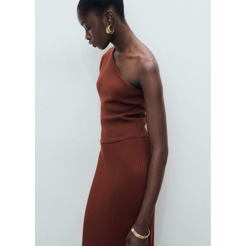 Robe Maille Combiné Asymétrique