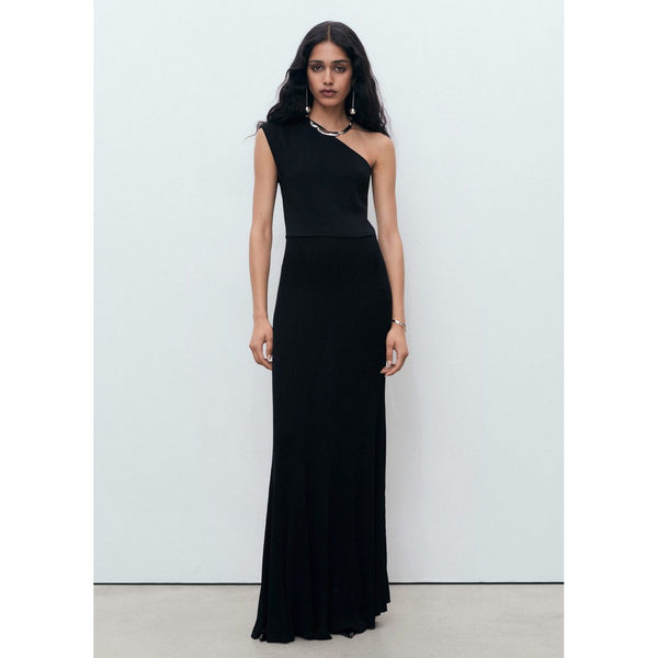Robe Maille Combiné Asymétrique