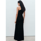 Robe Maille Combiné Asymétrique