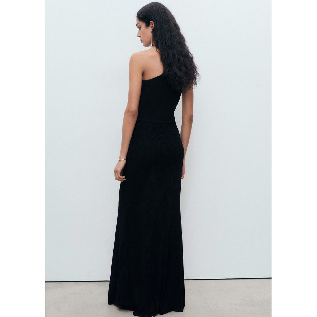Robe Maille Combiné Asymétrique