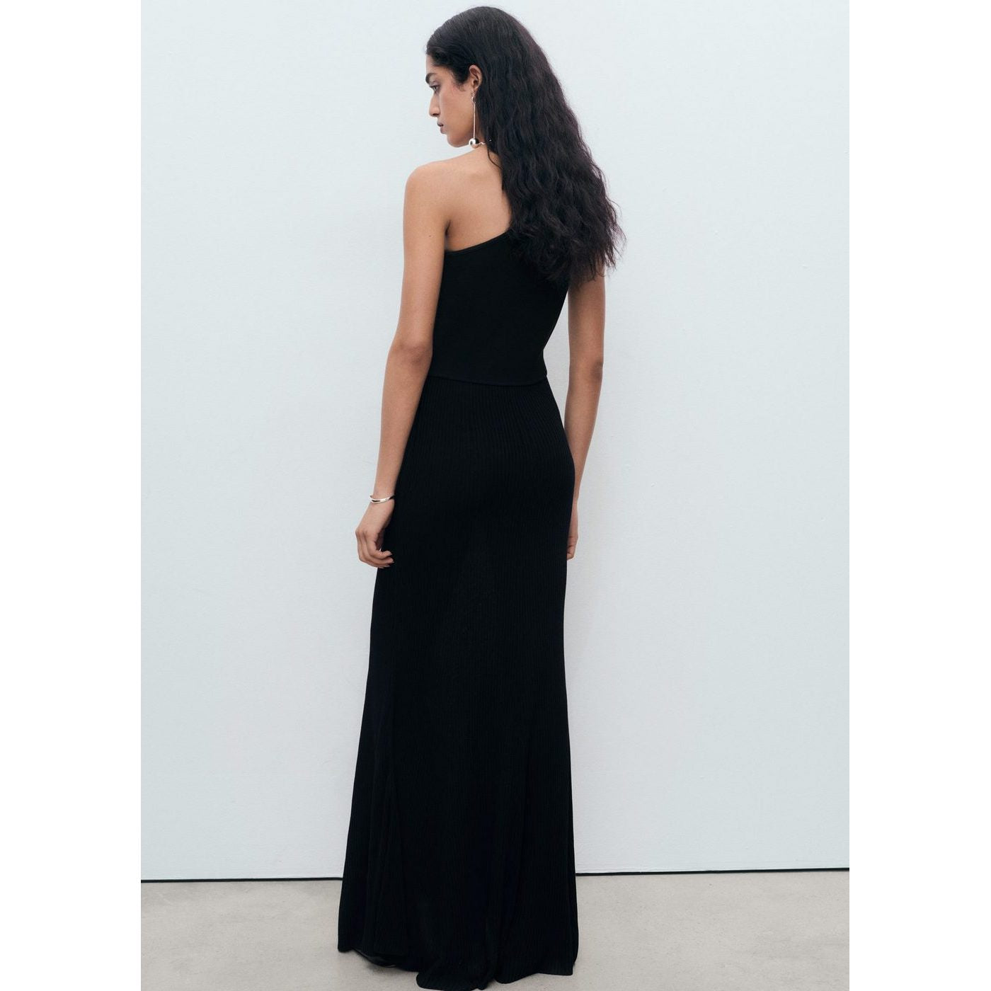Robe Maille Combiné Asymétrique