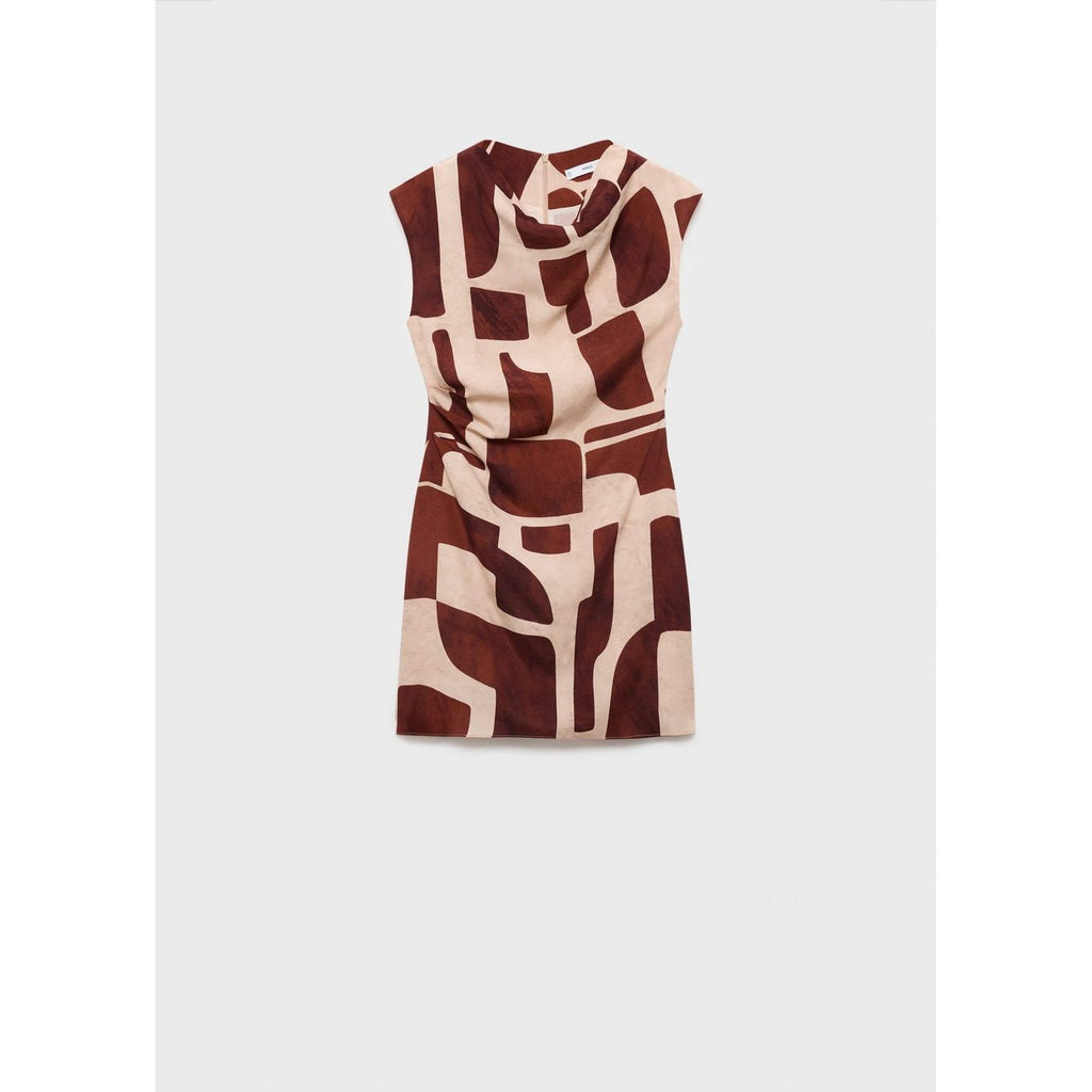 Robe Imprimée Col Bénitier