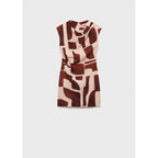 Robe Imprimée Col Bénitier