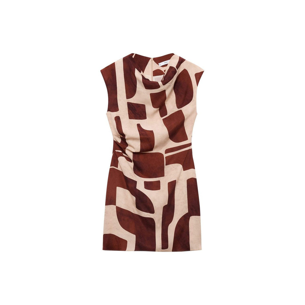 Robe Imprimée Col Bénitier
