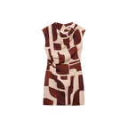 Robe Imprimée Col Bénitier