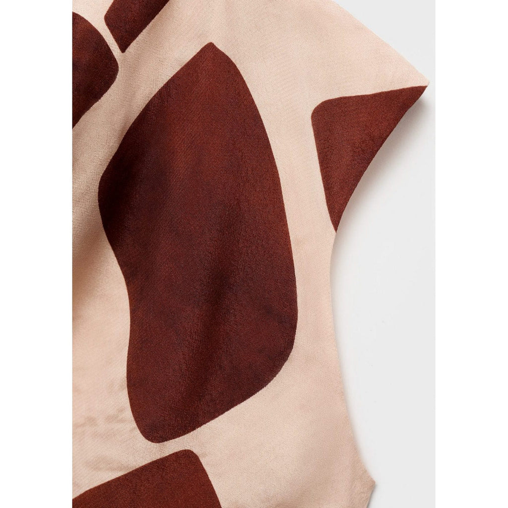 Robe Imprimée Col Bénitier