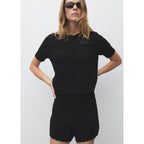 Short À Grosse Maille