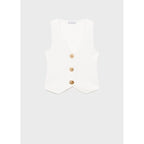 Gilet Maille Boutons Bijoux
