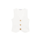 Gilet Maille Boutons Bijoux