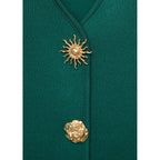 Gilet Maille Boutons Bijoux