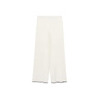 Pantalon Maille Bas Contrastant
