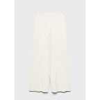 Pantalon Maille Bas Contrastant