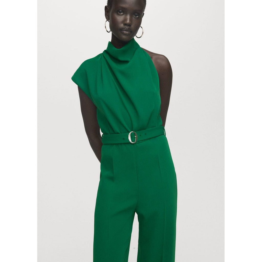 Combinaison Longue Asymétrique Ceinture