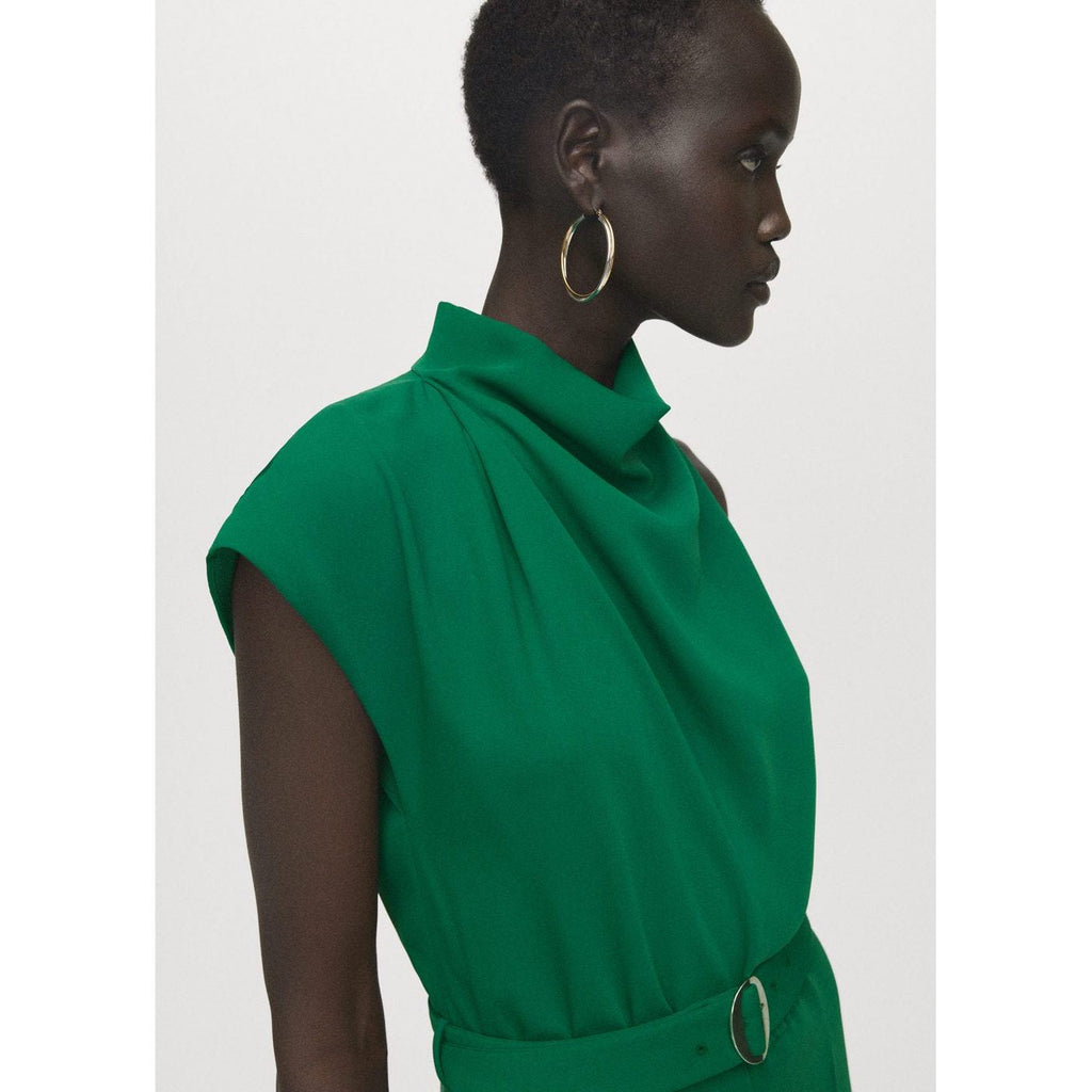 Combinaison Longue Asymétrique Ceinture