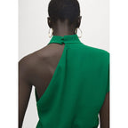 Combinaison Longue Asymétrique Ceinture