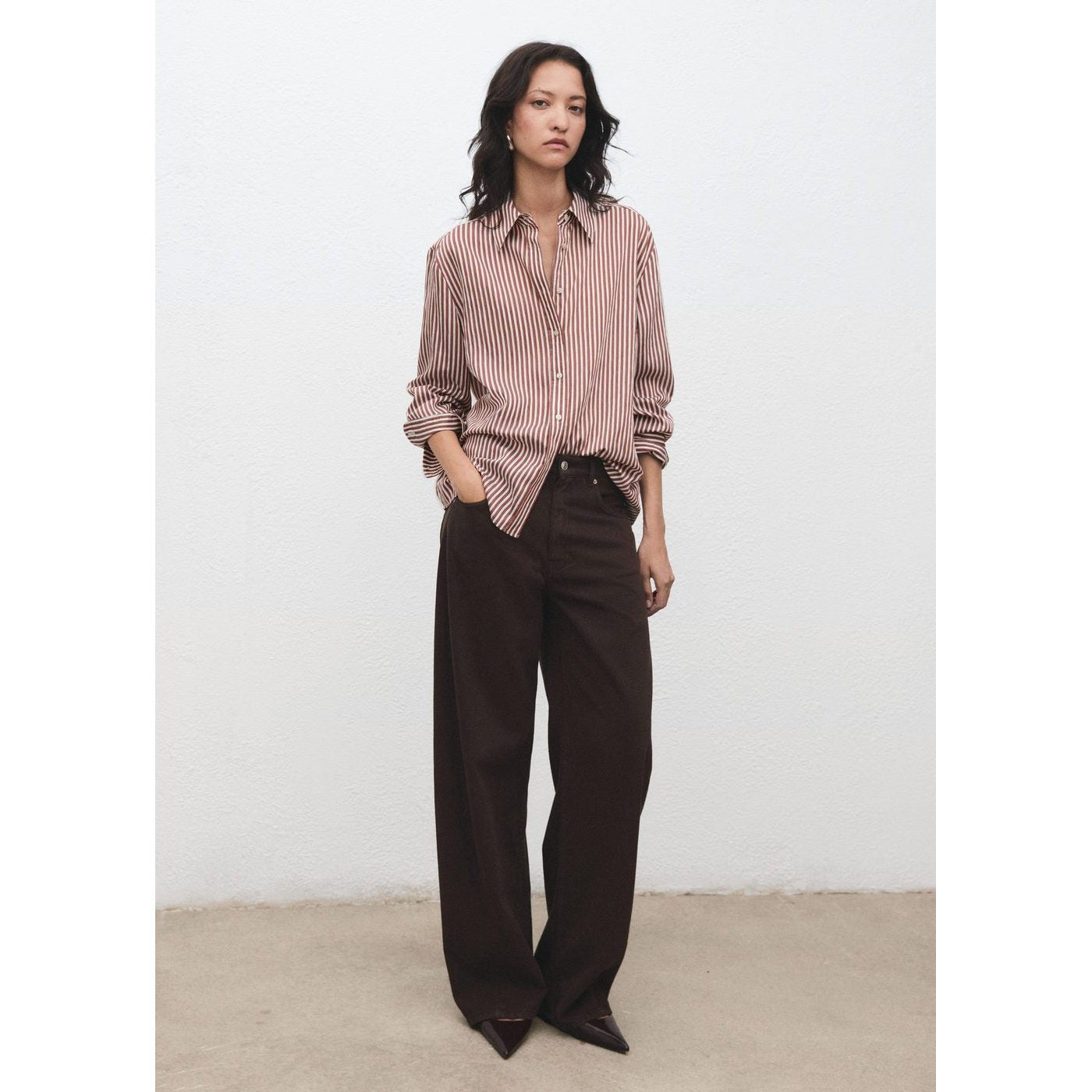 Chemise Droite Rayures