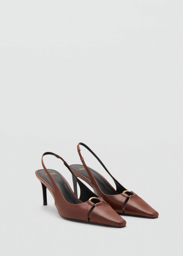 Chaussures Talon Cuir Anneau