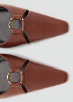 Chaussures Talon Cuir Anneau