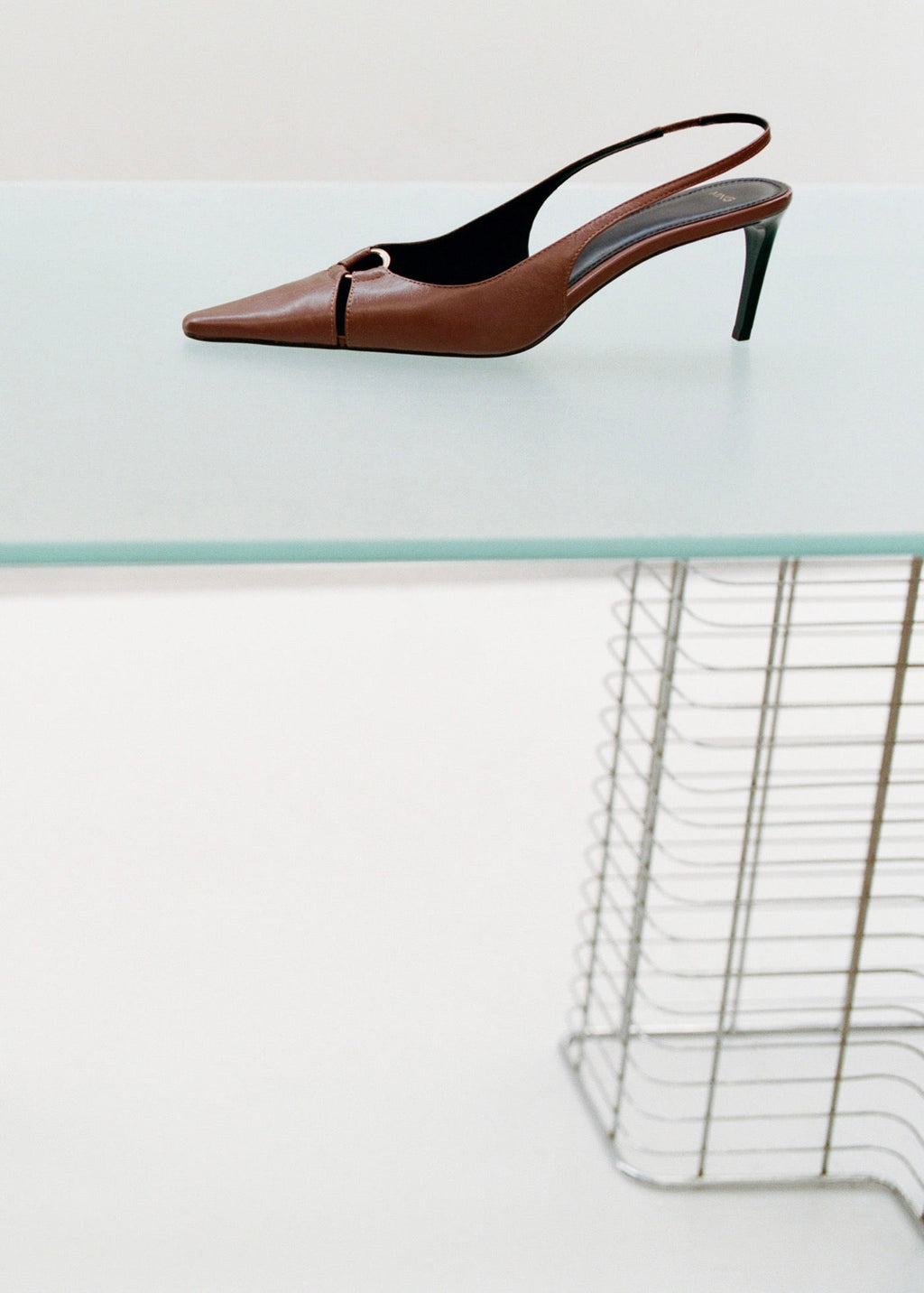 Chaussures Talon Cuir Anneau