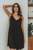 Robe Liam Noir Naturel