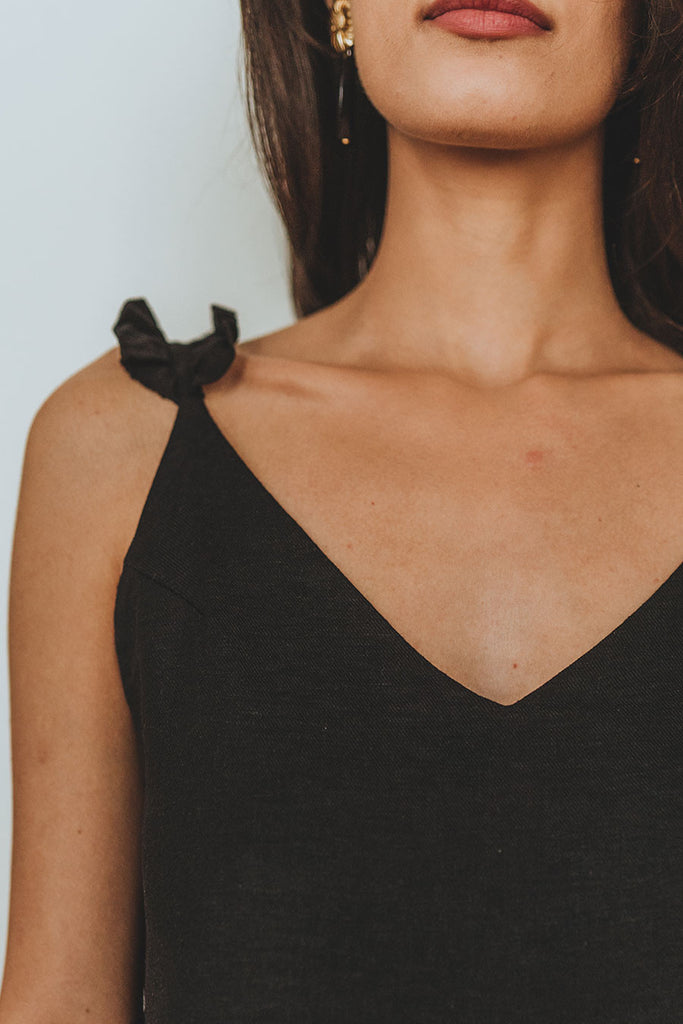 Robe Liam Noir Naturel