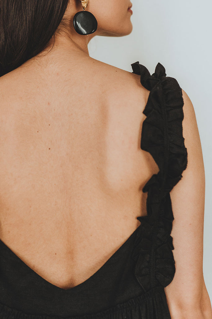 Robe Liam Noir Naturel