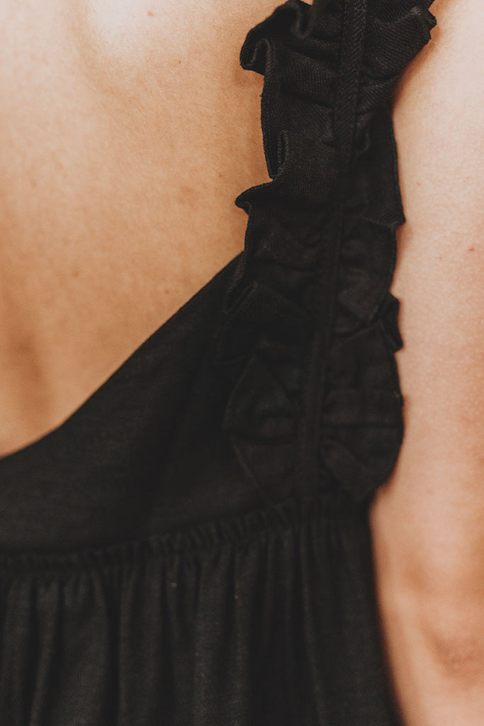 Robe Liam Noir Naturel
