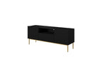 Kasha - Meuble Tv Avec Niche - Pieds Or