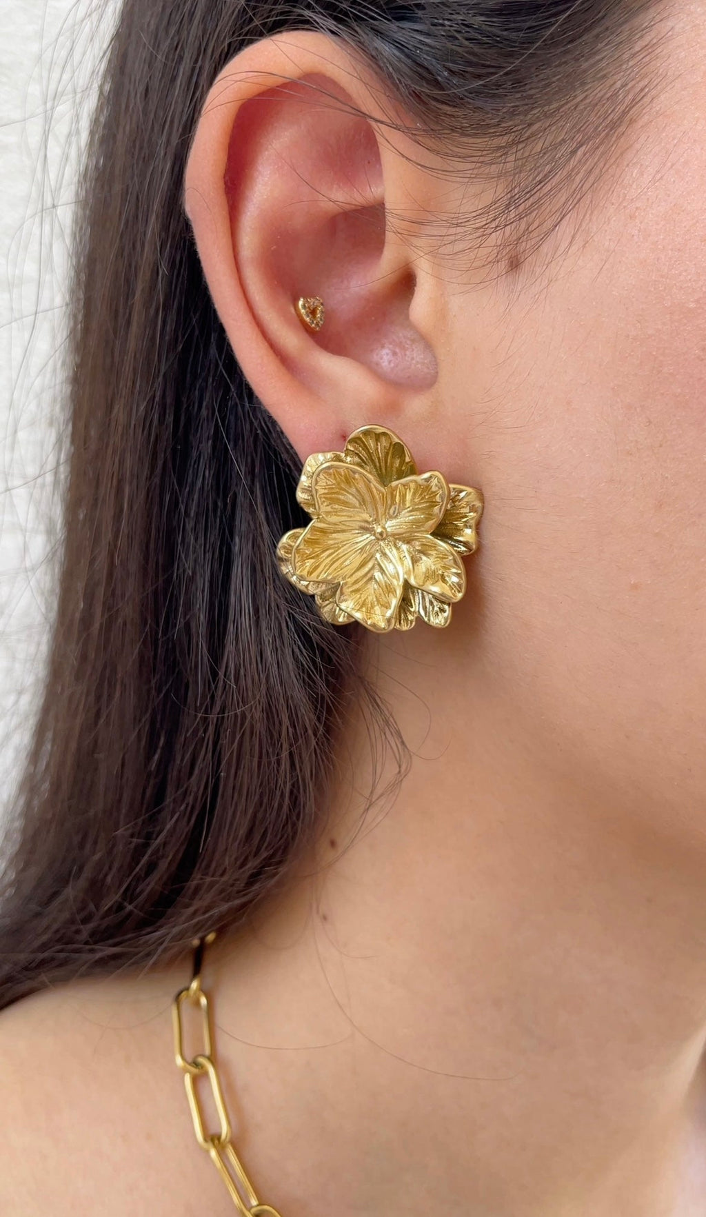 Boucles D'Oreilles Extra Bold Flower