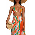 Haut De Maillot Estella - Vintage Stripe Print