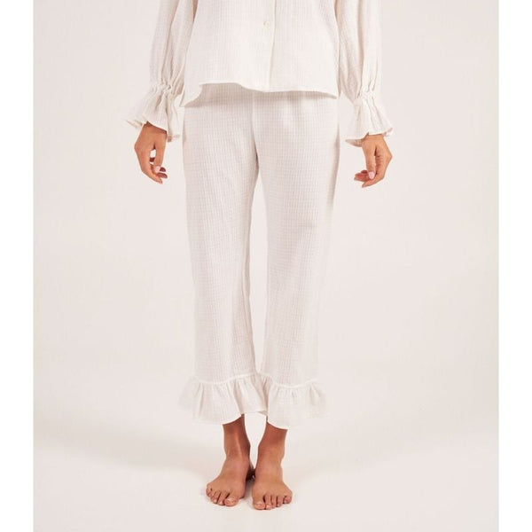 Pantalon Cocon Long - Blanc