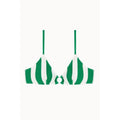 Haut De Bikini Plage Aura Arox - Vert Et Blanc