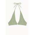 Haut De Bikini Rosemary Dos Nu - Vert Et Blanc