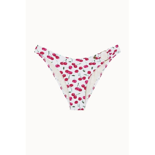 Bas De Bikini Picota Ring - Rouge Et Blanc